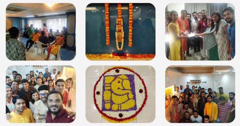 Ganesh Chaturthi Celebration at Qualitrix