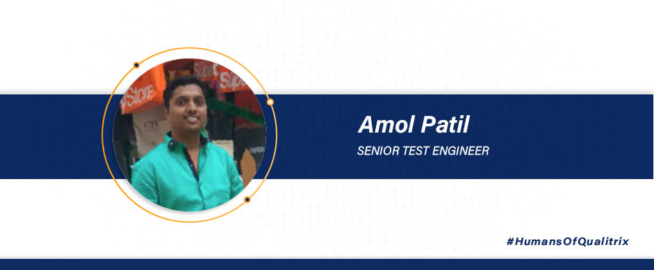 Amol Patil - Senior test engineer